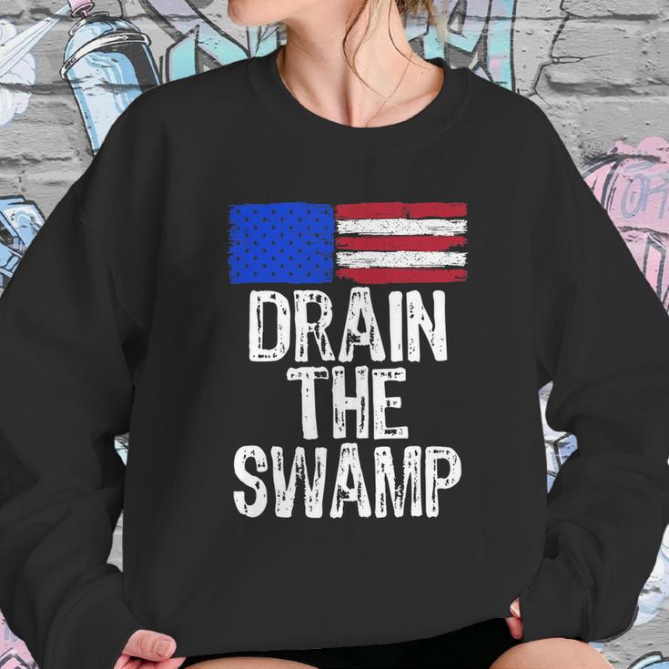 Drain The Swamp Graphic Design Printed Casual Daily Basic Sweatshirt Gifts for Her