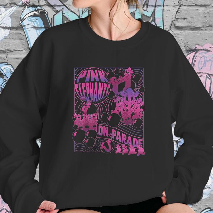 Dumbo Pink Elephants On Parade Sweatshirt Gifts for Her