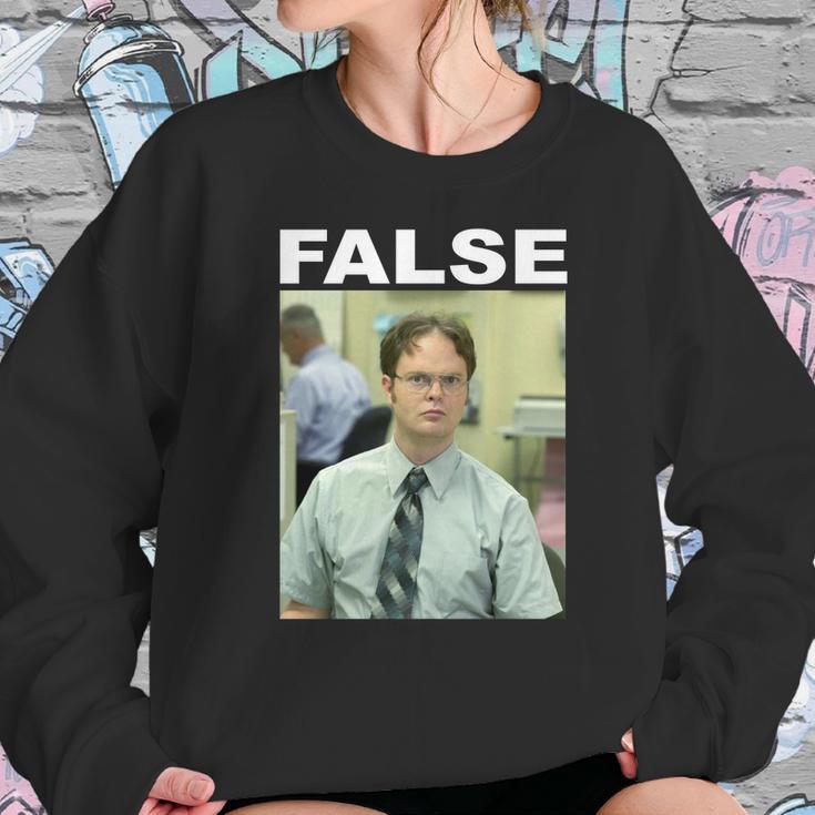 Dwight Schrute False Funny Sweatshirt Gifts for Her