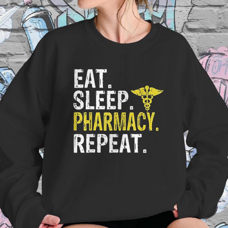 Eat Sleep Pharmacy Repeat Pharmacist Gift Sweatshirt Gifts for Her