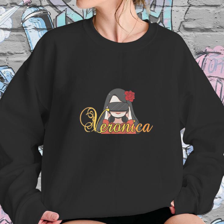 Eddievr Girl In Glasses Sweatshirt Gifts for Her