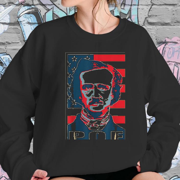 Edgar Allan Poe American Propaganda Pop Art Sweatshirt Gifts for Her