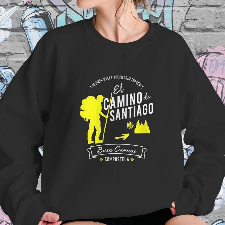 El Camino De Santiago Compostela Spain Pilgrim Hikers Gift Sweatshirt Gifts for Her