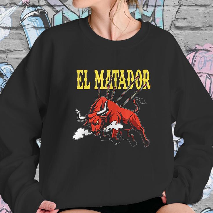 El Matador Bullfighting Bullfighter Bull Torero Sweatshirt Gifts for Her