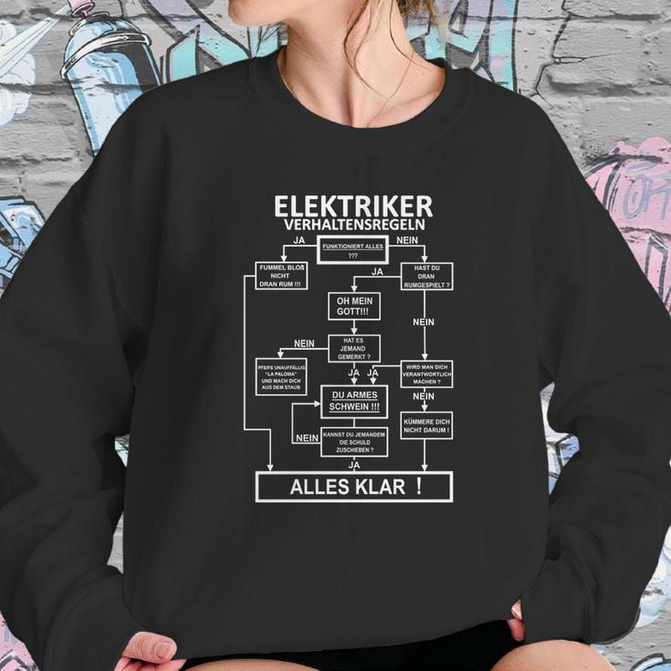 Elektriker Verhaltensregeln Sweatshirt Gifts for Her