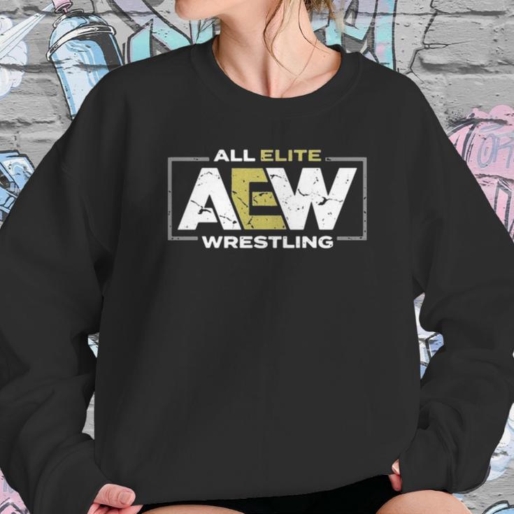 All Elite Aew Wrestling Aew LogoShirt Sweatshirt Gifts for Her