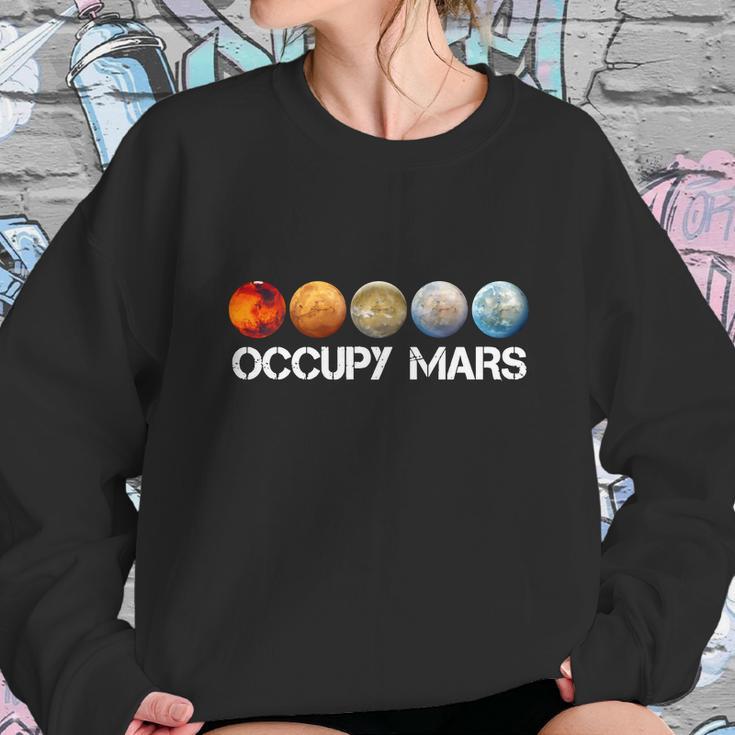 Elon Musk Science Occupy Mars Sweatshirt Gifts for Her