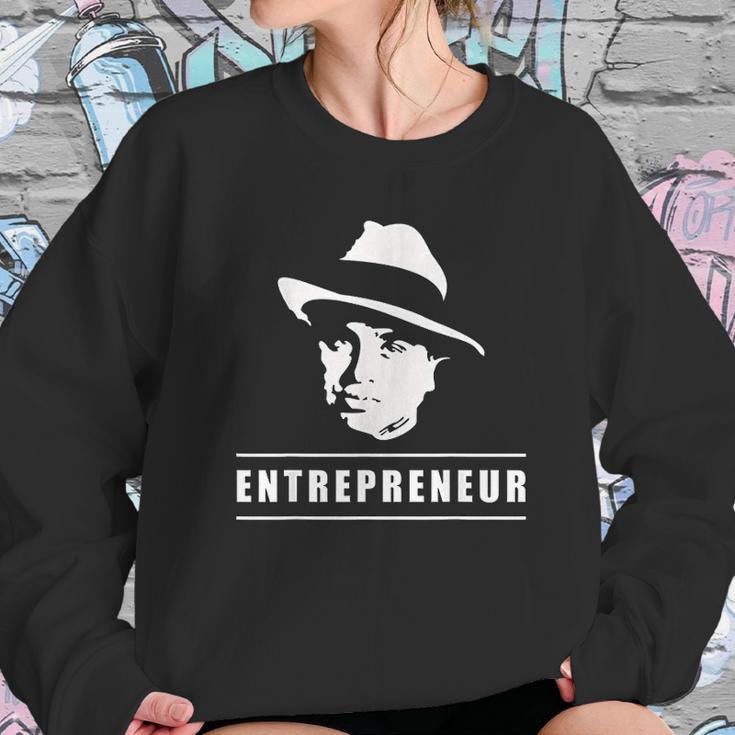 Entrepreneur With Al Capone Design Sweatshirt Gifts for Her