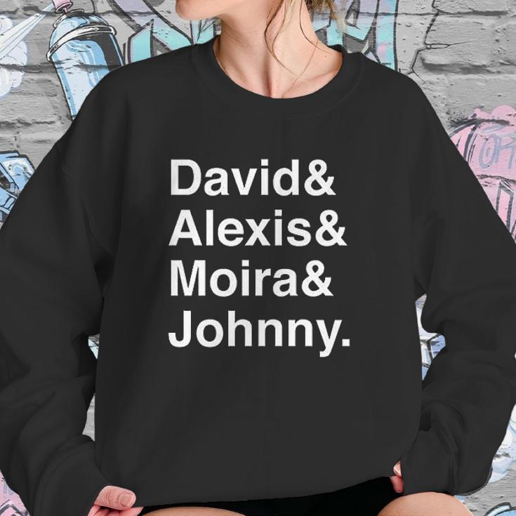 Ew David Alexis Moira Rose Merchandise Black Sweatshirt Gifts for Her