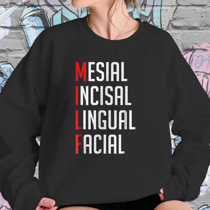 F Mesial Incisal Lingual Facial Sweatshirt Gifts for Her