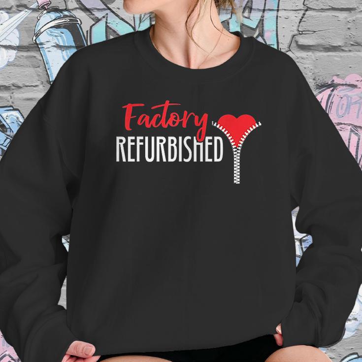 Factory Refurbished Open Heart Bypass Surgery Zipper Sweatshirt Gifts for Her