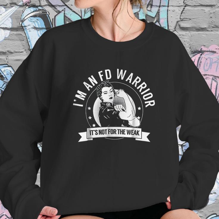 Fd Warrior Nftw Fibrous Dysplasia Awareness Sweatshirt Gifts for Her