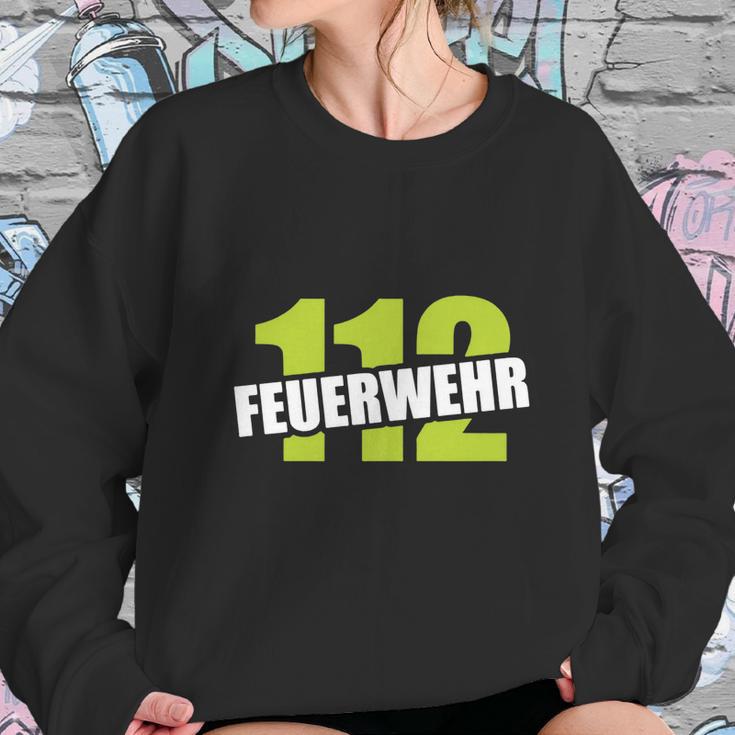 Feuerwehr 112 Shirt Feuerwehrmann Ffw Helfer Retter Sweatshirt Gifts for Her