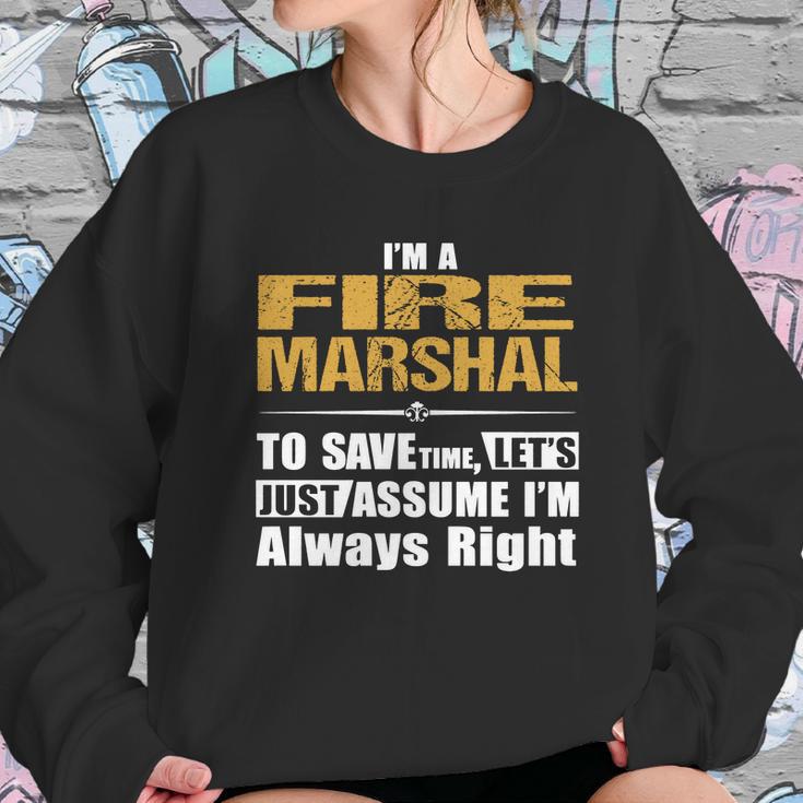 Fire Marshal Sweatshirt Gifts for Her