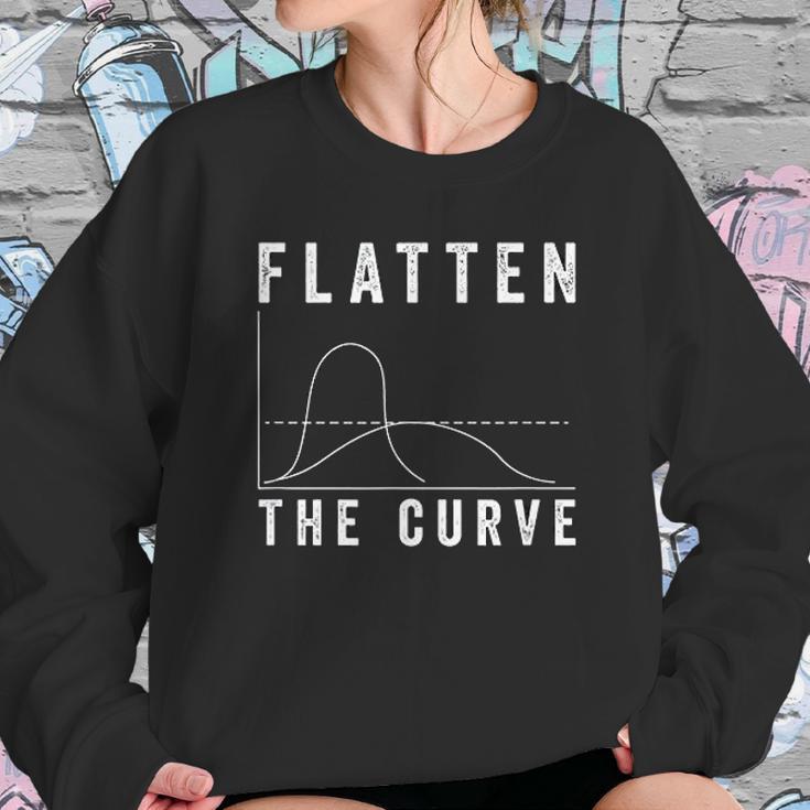 Flatten The Curve Epidemic Sweatshirt Gifts for Her