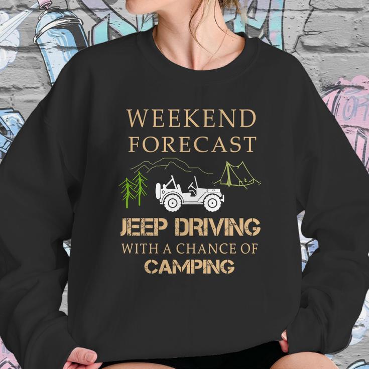 Weekend Forecast Jeep Driving CampingShirts Sweatshirt Gifts for Her