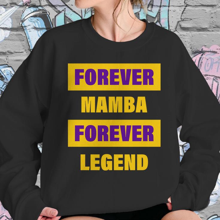 Forever Mamba Forever Legend Graphic Design Printed Casual Daily Basic Sweatshirt Gifts for Her