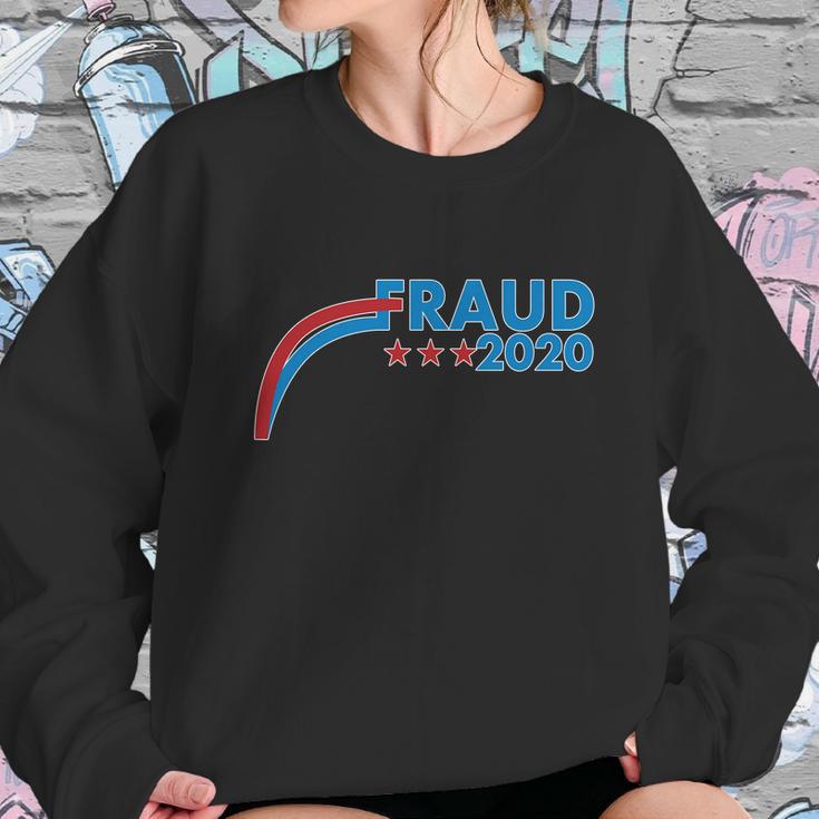 Fraud 2020 Election Pro Trump Sweatshirt Gifts for Her