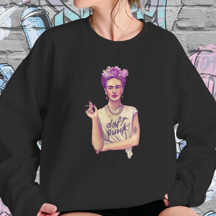 Frida Kahlo Daft Punk Sweatshirt Gifts for Her