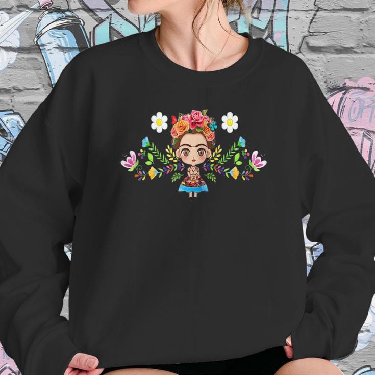 Frida Kahlo Funny Chibi Sweatshirt Gifts for Her