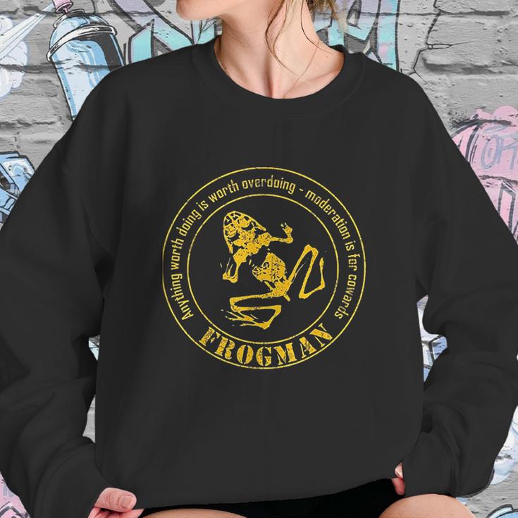 Frogman Diver Sweatshirt Gifts for Her