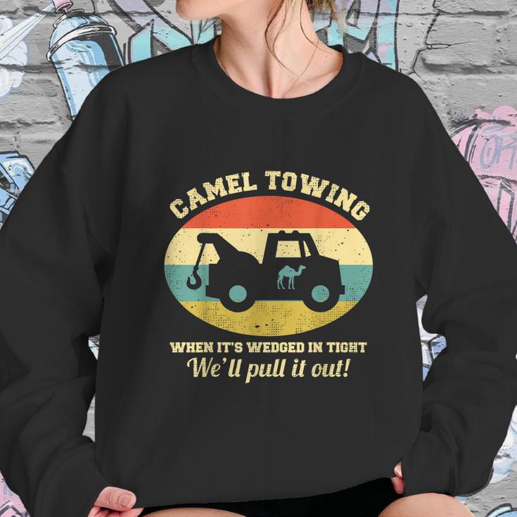 Funny Camel Towing Retro Adult Humor Saying Funny Halloween Gift Sweatshirt Gifts for Her