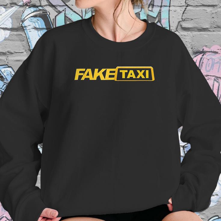 Funny Fake Taxi Sweatshirt Gifts for Her