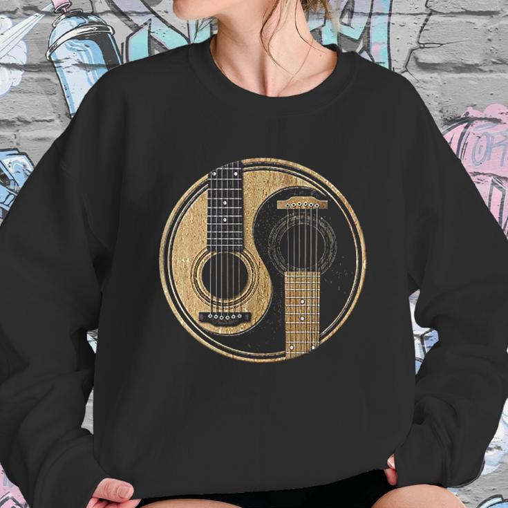 Funny Guitar Guitar Yin Yang Guitarist Sweatshirt Gifts for Her