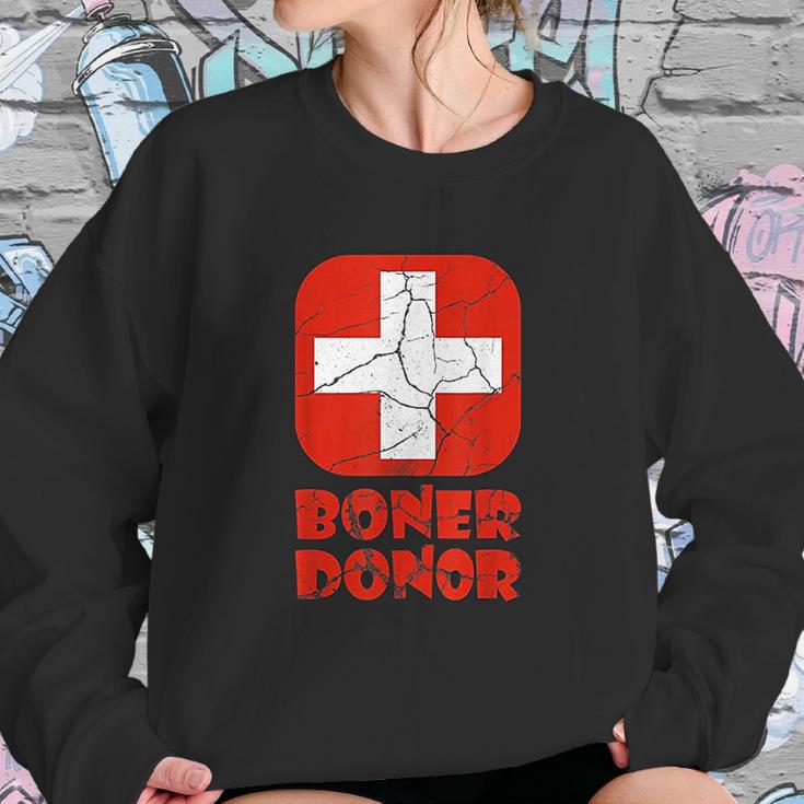 Funny Halloween Boner Donor Sweatshirt Gifts for Her