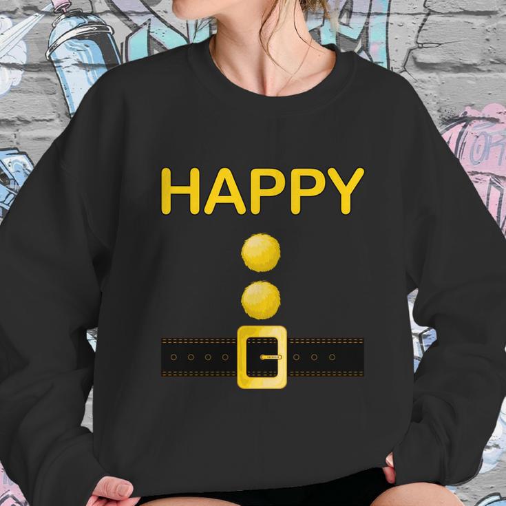 Funny Halloween Happy Dwarf Costume Sweatshirt Gifts for Her