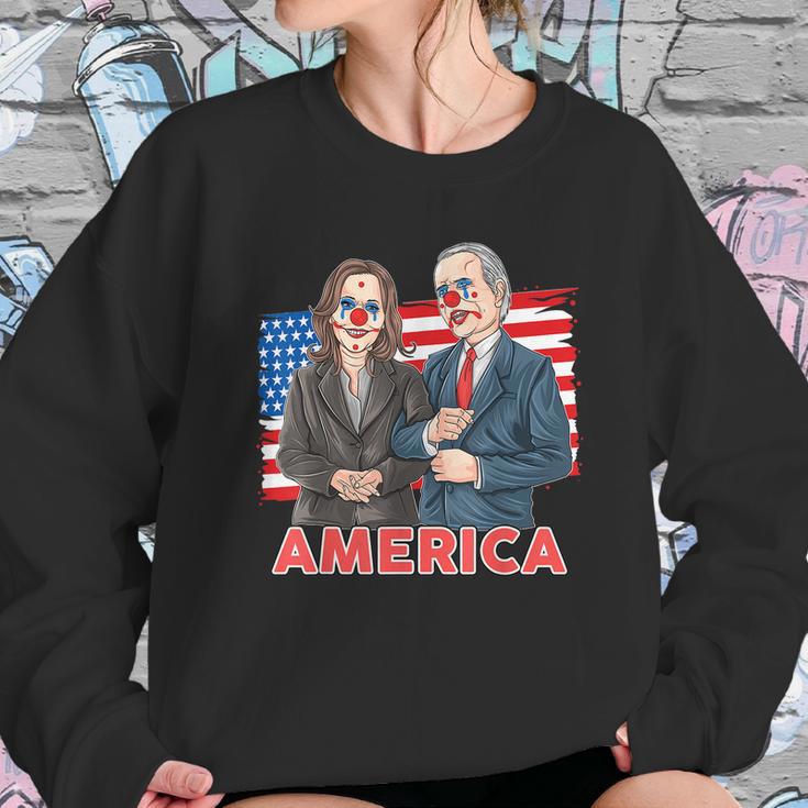 Funny Joe Biden Is A Democratic Clown Sweatshirt Gifts for Her