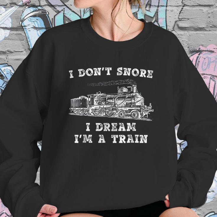 Funny Model Train Engineer Conductor Sweatshirt Gifts for Her