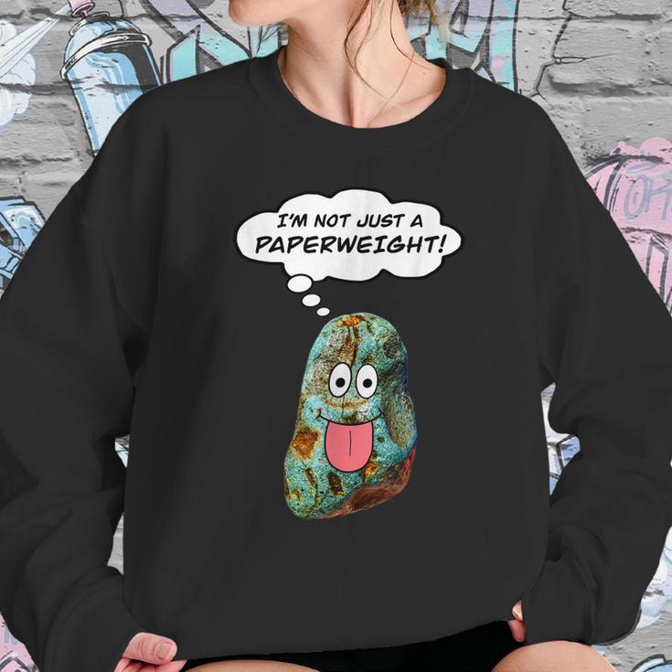 Funny Paperweight Rock Rockhound Geology Rockhounding Sweatshirt Gifts for Her