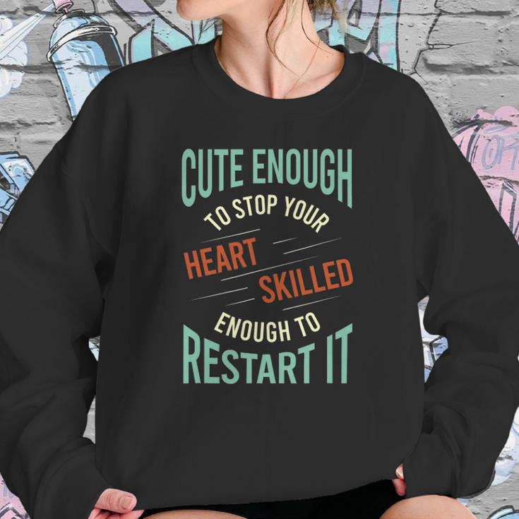 Funny Paramedic Saying Rescue Emt Ems Sweatshirt Gifts for Her