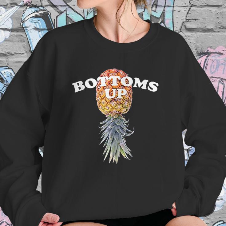 Funny Swinger Gift Upside Down Pineapple Sweatshirt Gifts for Her