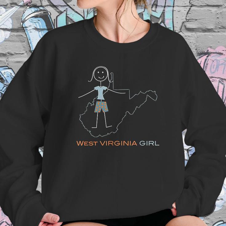 Funny West Virginia Wv Girls West Virginia Sweatshirt Gifts for Her