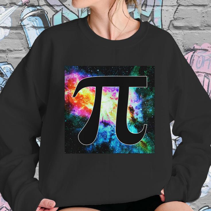 Galactic Pi Galaxy Infinity Sweatshirt Gifts for Her