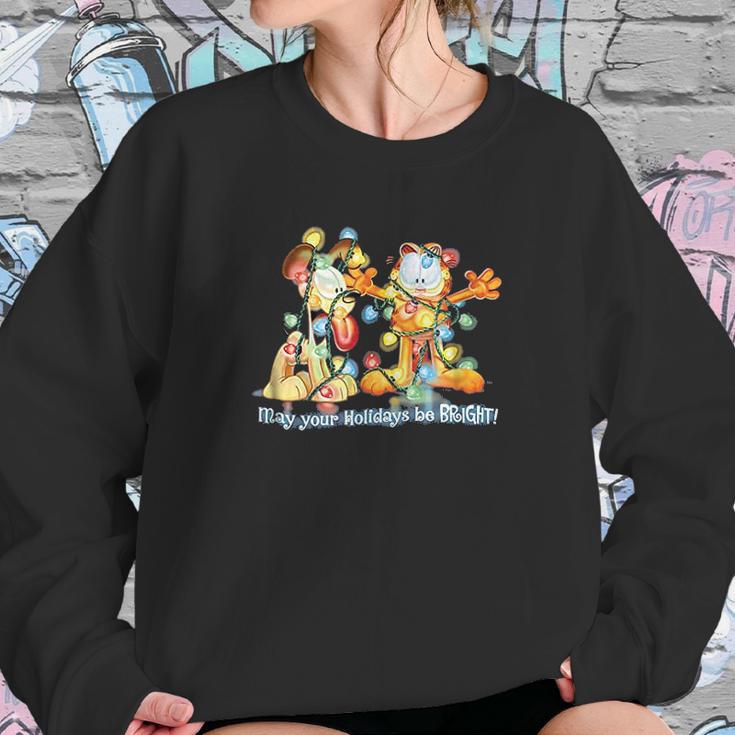 Garfield Bright Holidays Sweatshirt Gifts for Her