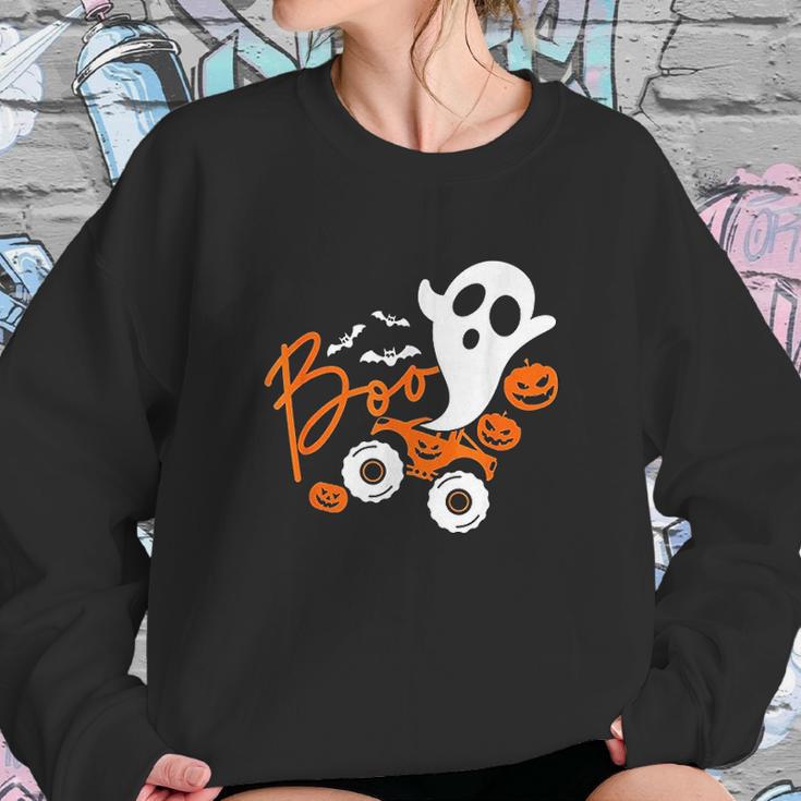 Ghost Rider Truck Monster Halloween Pumpkin Sweatshirt Gifts for Her