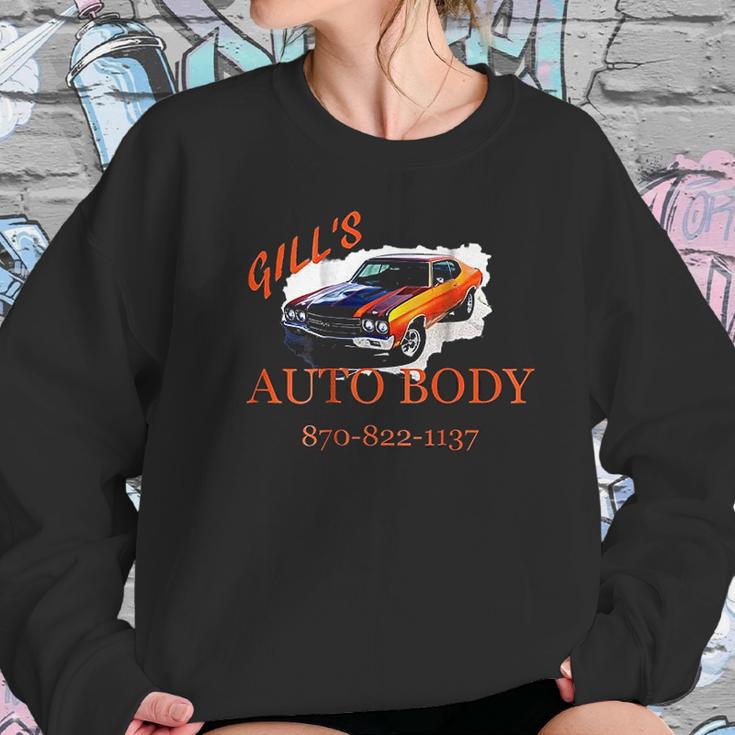 Gills Auto Body Sweatshirt Gifts for Her