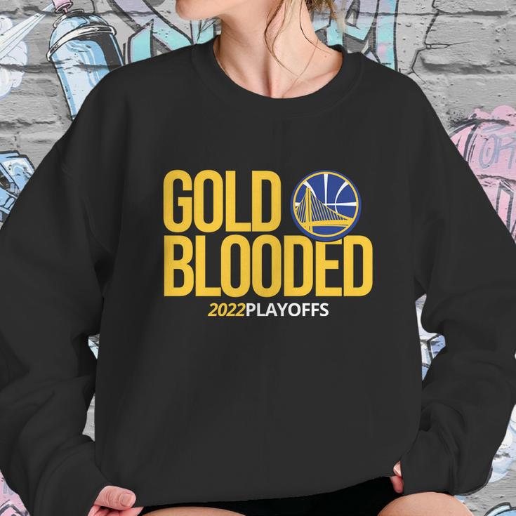 Gold Blooded 2022 Playoffs Championship Sweatshirt Gifts for Her