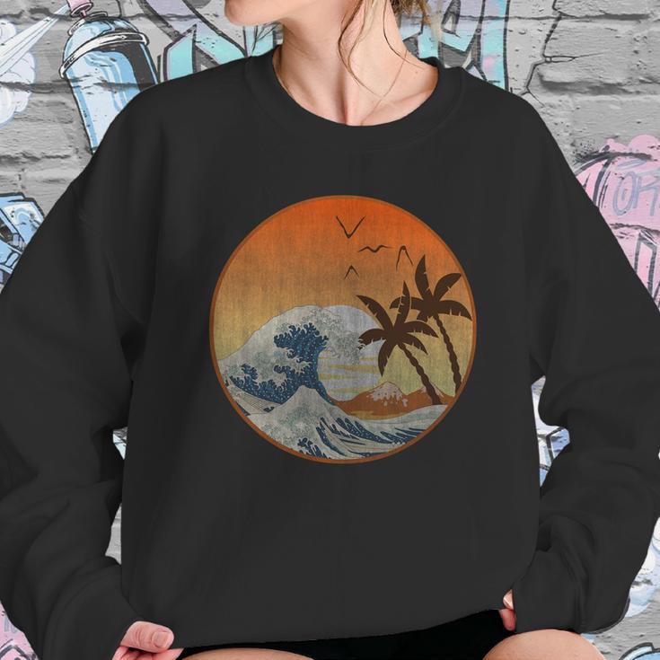 The Great Wave Off Kanagawa Sweatshirt Gifts for Her