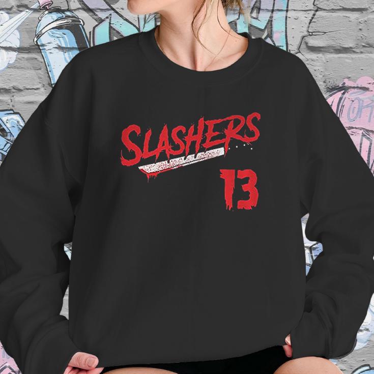 Haase Unlimited Slashers Voorhees 13 Jersey Horror Movie Friday Sweatshirt Gifts for Her