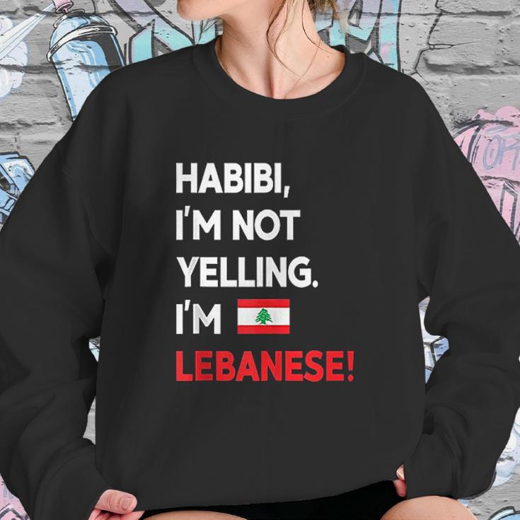 Habibi I Am Lebanese Sweatshirt Gifts for Her