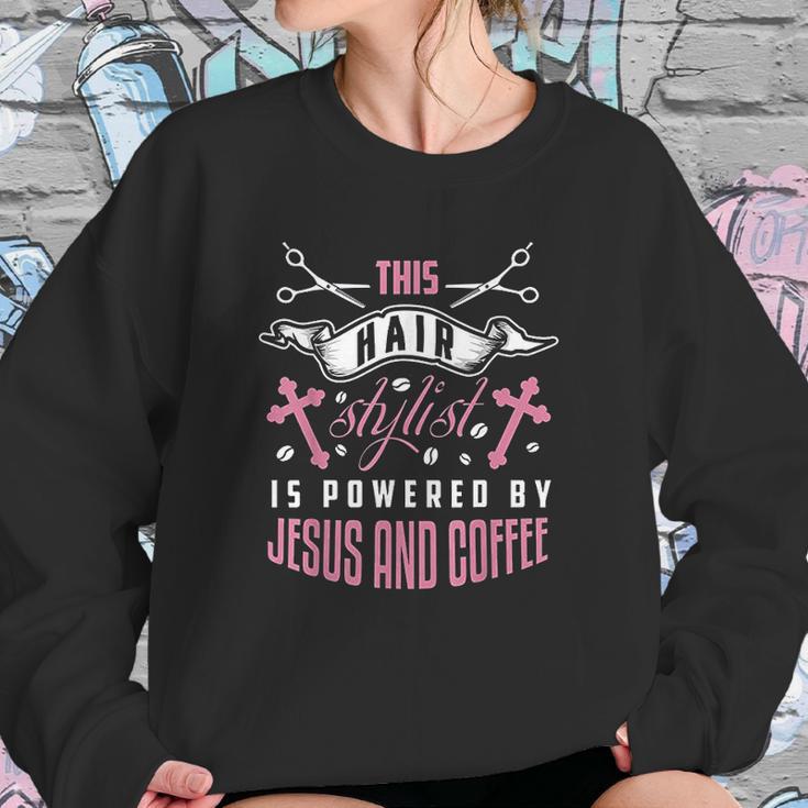 Hair Stylist Religious Jesu Stylist Hairdresser Sweatshirt Gifts for Her