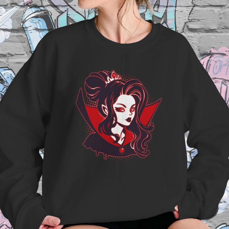 Halloween Dracula Vampire Princess Sweatshirt Gifts for Her