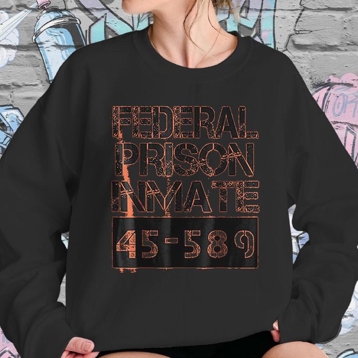 Halloween Federal Prison Inmate Prisoner Costume Sweatshirt Gifts for Her