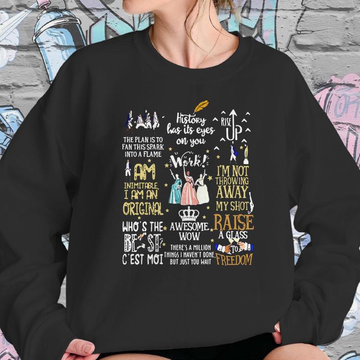 Hamilton Musical Best Quotes Sweatshirt Gifts for Her