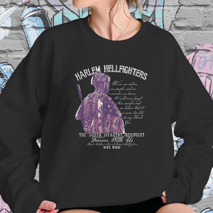 Harlem Hellfighters Soldiers Vintage Black Military History Sweatshirt Gifts for Her