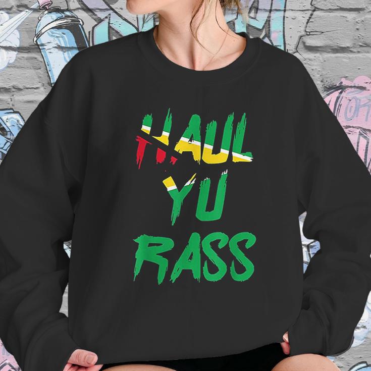 Haul Yu Rass Guyanese Guyana Afro Pride Creole Sweatshirt Gifts for Her